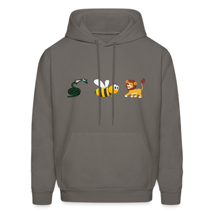 Hose Bee Lion Hoodie (Hoes Be Lying) - asphalt gray