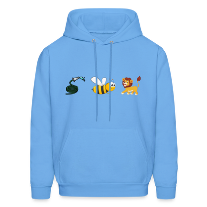 Hose Bee Lion Hoodie (Hoes Be Lying) - carolina blue