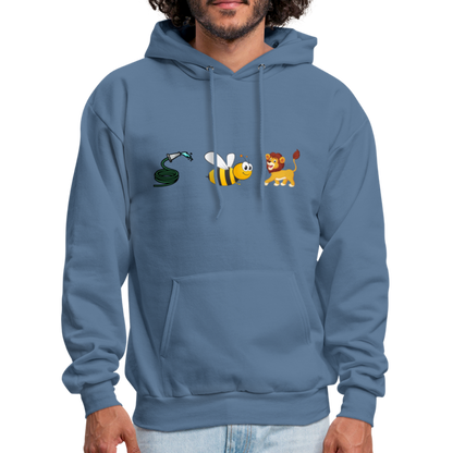 Hose Bee Lion Hoodie (Hoes Be Lying) - denim blue