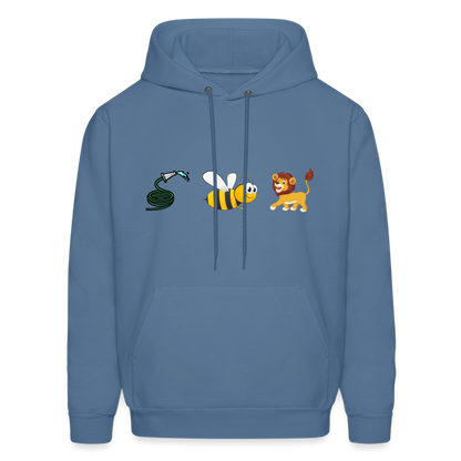 Hose Bee Lion Hoodie (Hoes Be Lying) - denim blue