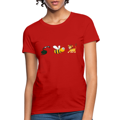 Hose Bee Lion Women's T-Shirt (Hoes Be Lying) - red