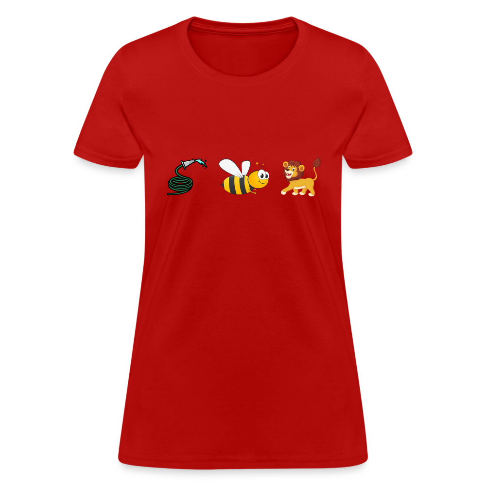 Hose Bee Lion Women's T-Shirt (Hoes Be Lying) - red