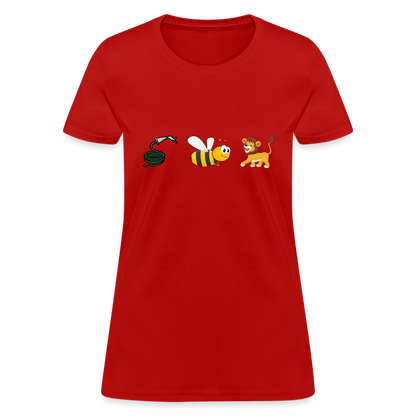 Hose Bee Lion Women's T-Shirt (Hoes Be Lying) - red