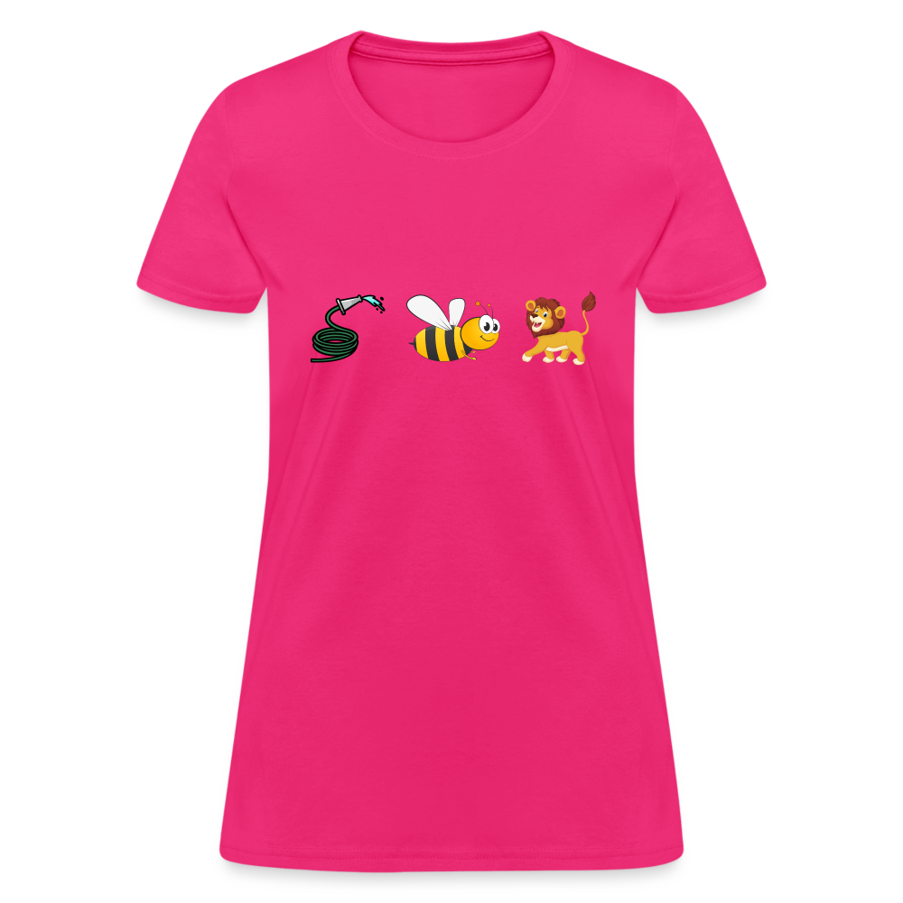 Hose Bee Lion Women's T-Shirt (Hoes Be Lying) - fuchsia