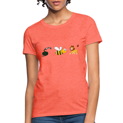 Hose Bee Lion Women's T-Shirt (Hoes Be Lying) - heather coral