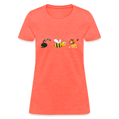 Hose Bee Lion Women's T-Shirt (Hoes Be Lying) - heather coral