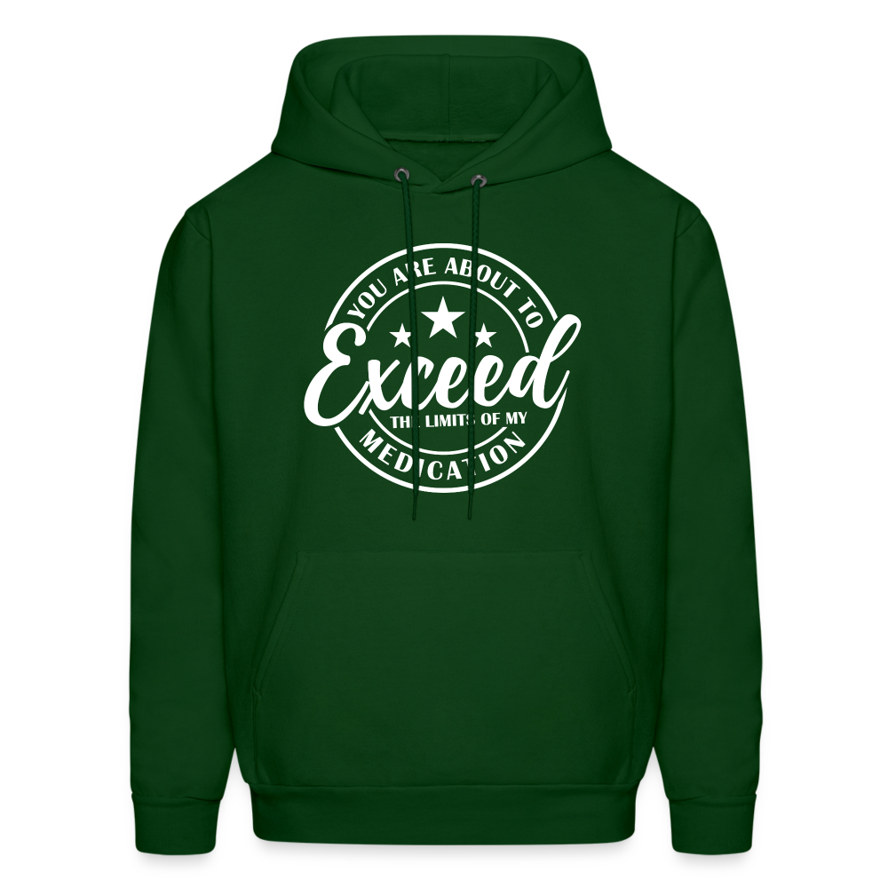 You Are About to Exceed the Limits of my Medication Hoodie - Color: royal blue