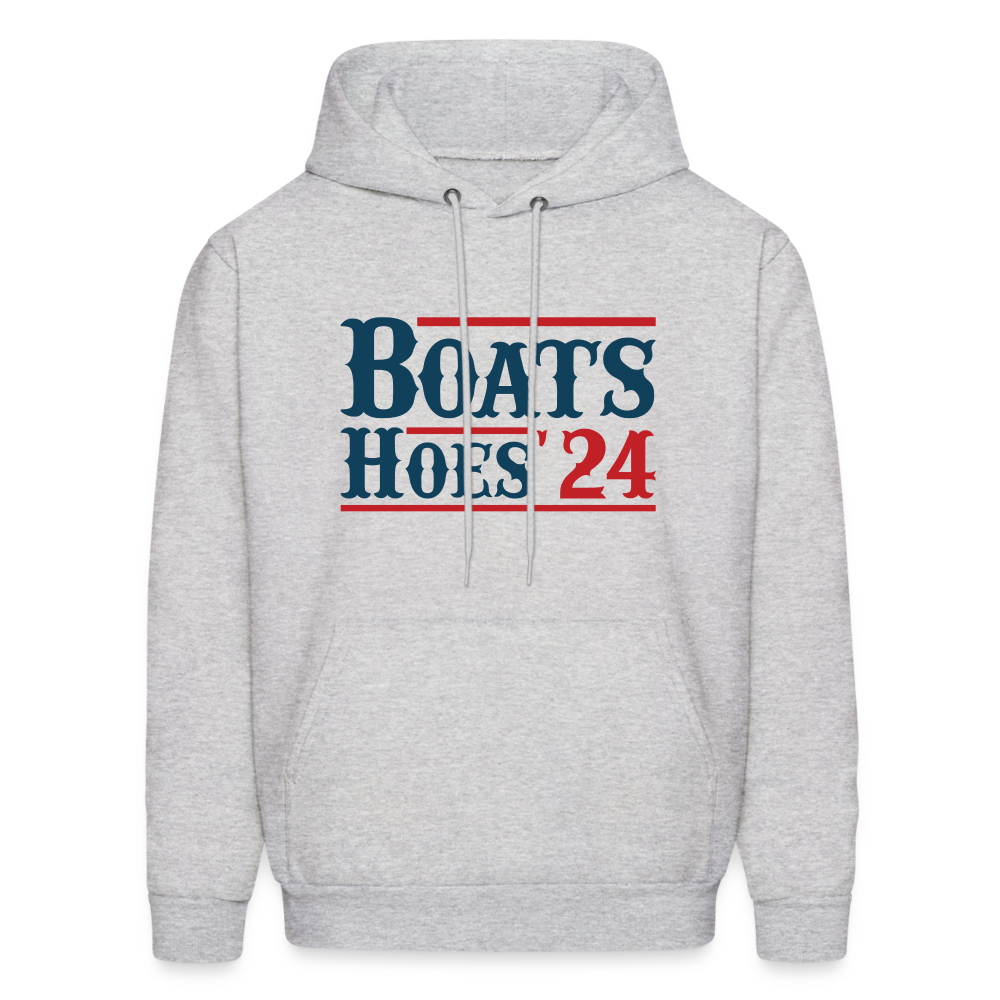 Boats and Hoes Hoodie - Color: ash