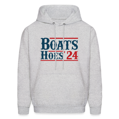 Boats and Hoes Hoodie - Color: ash