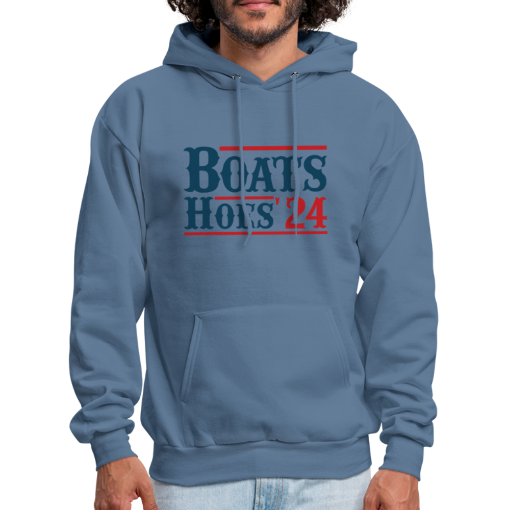 Boats and Hoes Hoodie - Color: royal blue