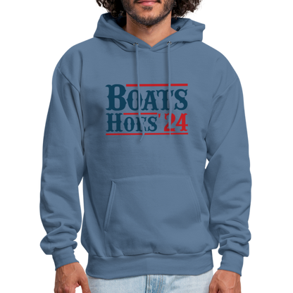 Boats and Hoes Hoodie - Color: royal blue