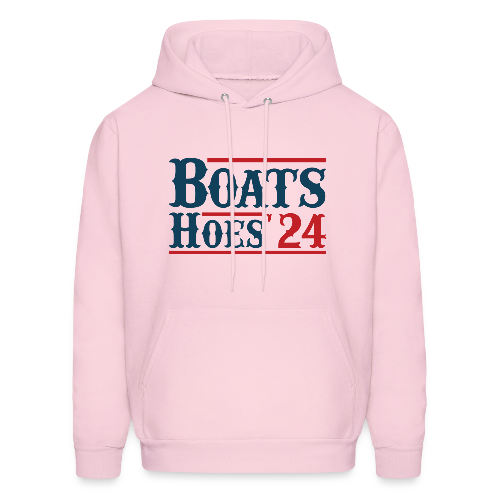 Boats and Hoes Hoodie - Color: pale pink