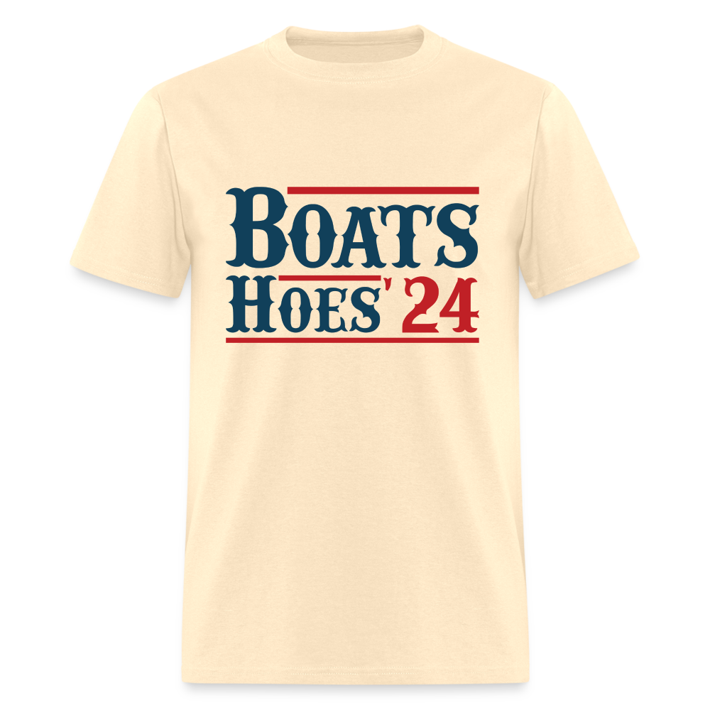 Boats and Hoes T-Shirt - Color: natural