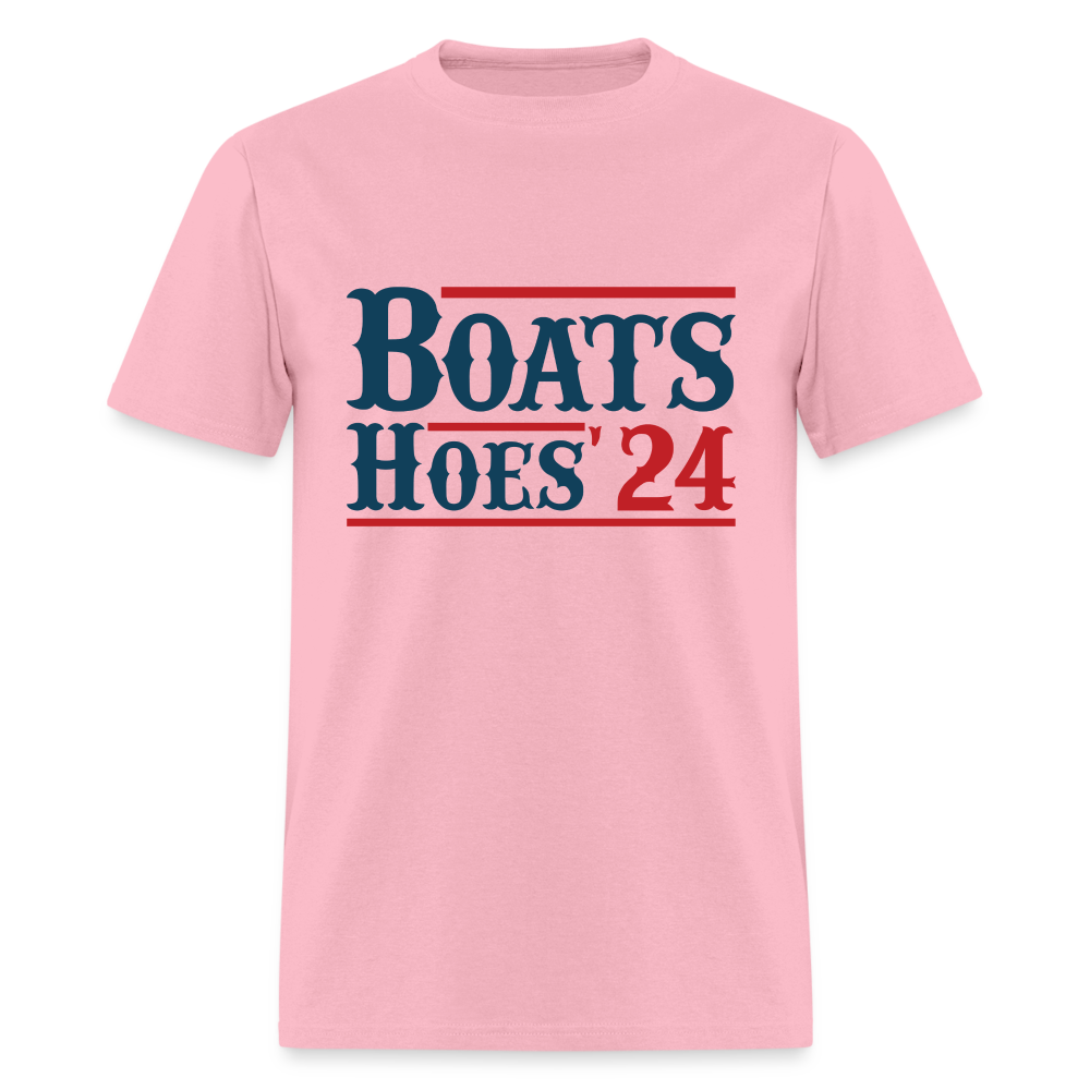 Boats and Hoes T-Shirt - Color: white