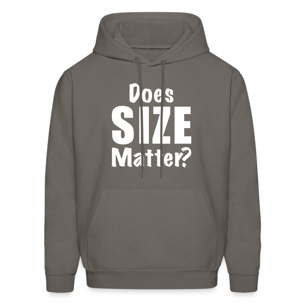 Does Size Matter Hoodie - asphalt gray