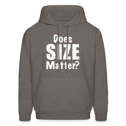 Does Size Matter Hoodie - asphalt gray