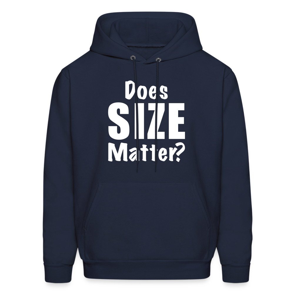 Does Size Matter Hoodie - navy