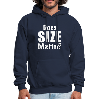 Does Size Matter Hoodie - navy