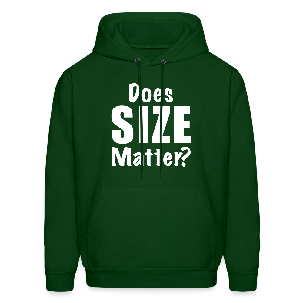 Does Size Matter Hoodie - forest green