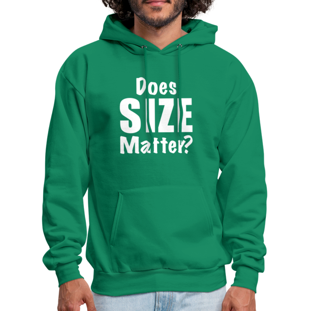 Does Size Matter Hoodie - kelly green