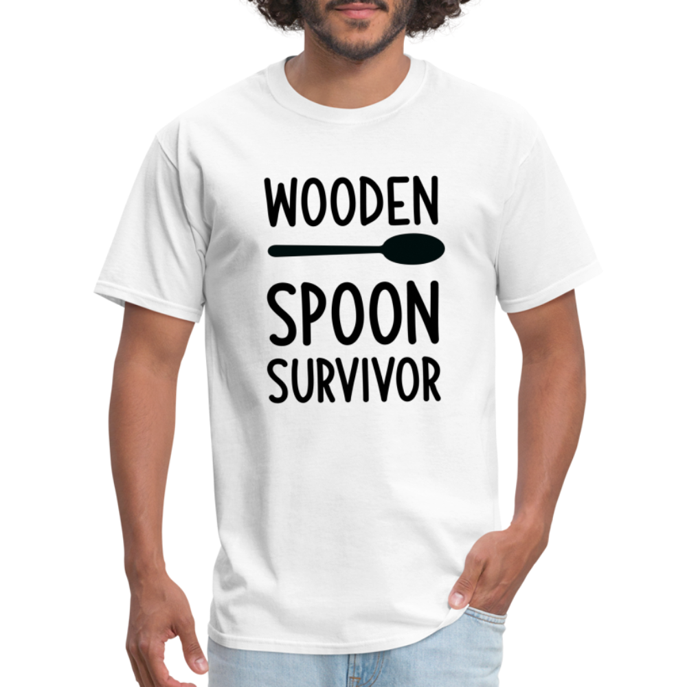 wooden Spoon Survivor T-Shirt - Color: white