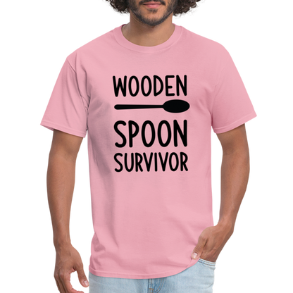 wooden Spoon Survivor T-Shirt - Color: pink