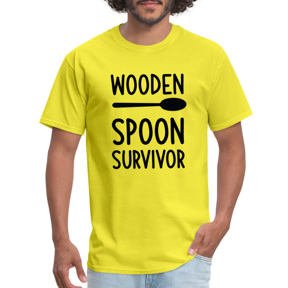 wooden Spoon Survivor T-Shirt - Color: yellow