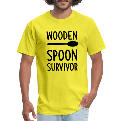 wooden Spoon Survivor T-Shirt - Color: yellow