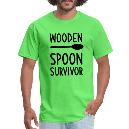 wooden Spoon Survivor T-Shirt - Color: yellow