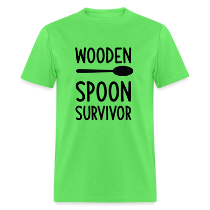 wooden Spoon Survivor T-Shirt - Color: kiwi