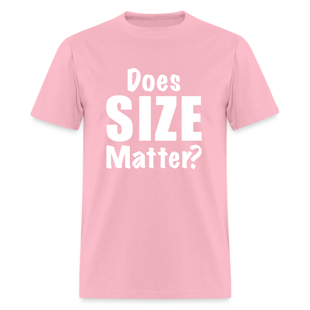 Does Size Matter T-Shirt - Color: pink