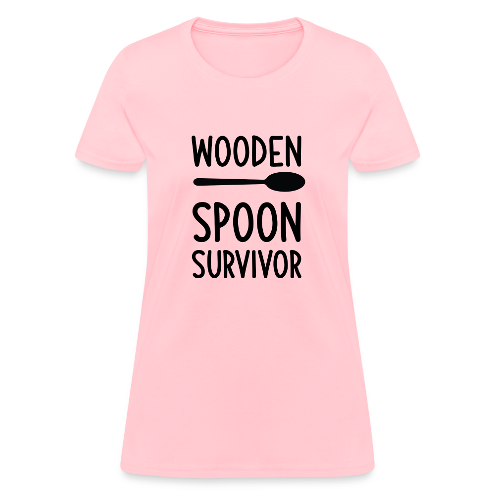 wooden Spoon Survivor Women's T-Shirt - Color: pink