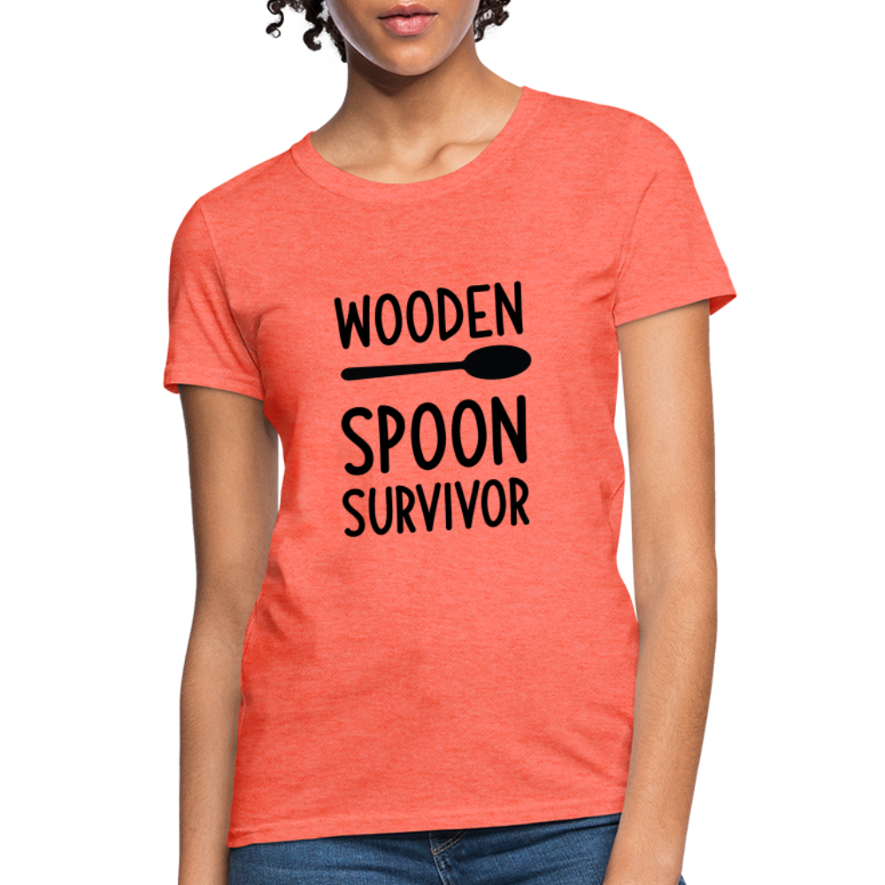 wooden Spoon Survivor Women's T-Shirt - Color: pink