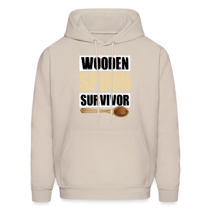 Wooden Spoon Survivor Hoodie - Color: Sand