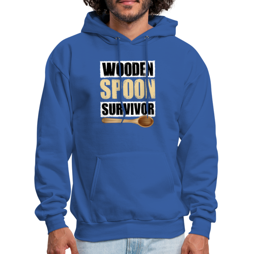 Wooden Spoon Survivor Hoodie - Color: royal blue