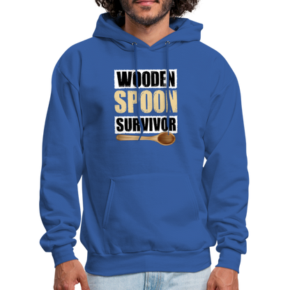 Wooden Spoon Survivor Hoodie - Color: royal blue