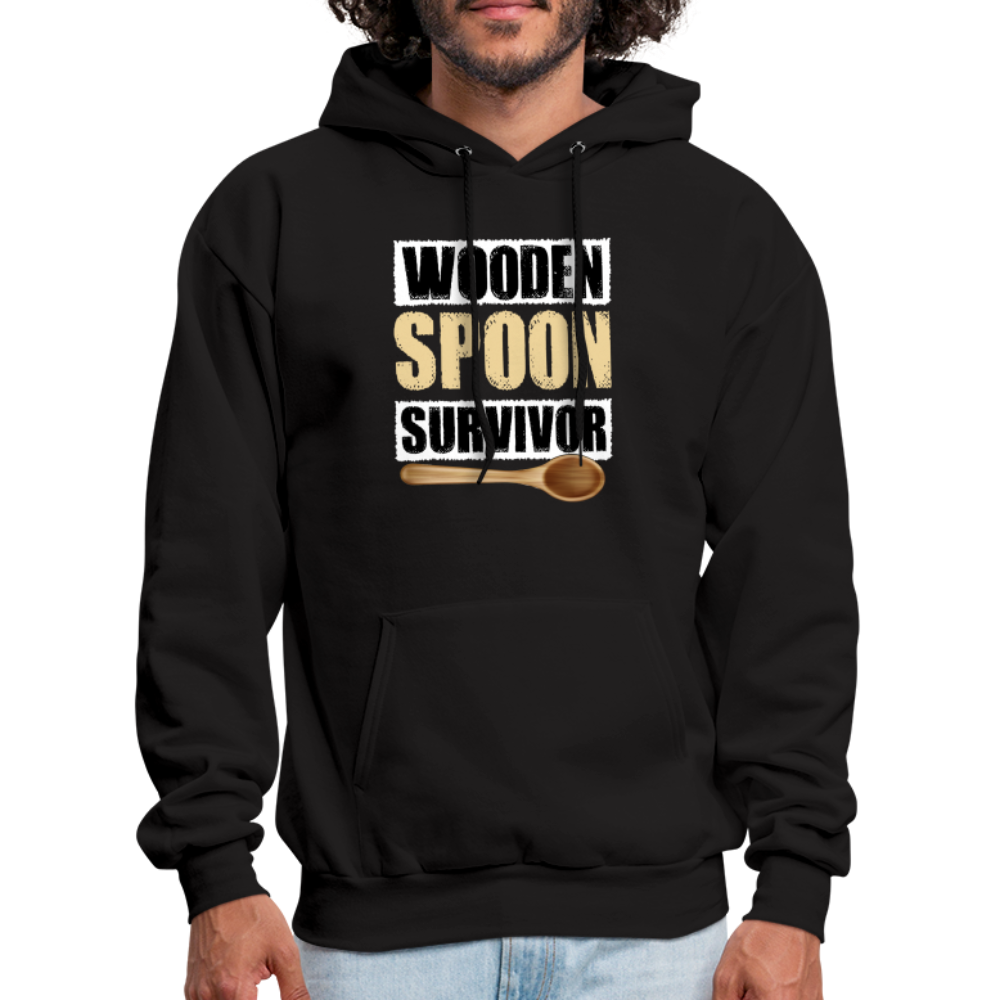 Wooden Spoon Survivor Hoodie - Color: black