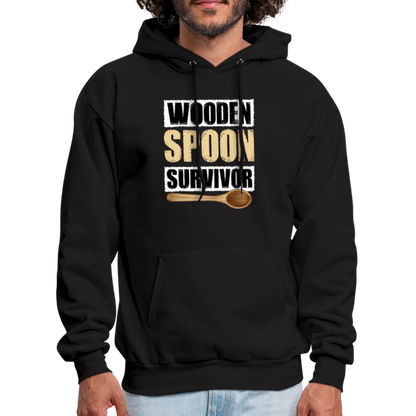 Wooden Spoon Survivor Hoodie - Color: black