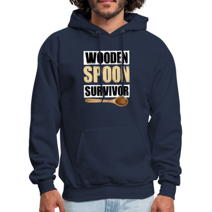 Wooden Spoon Survivor Hoodie - Color: navy