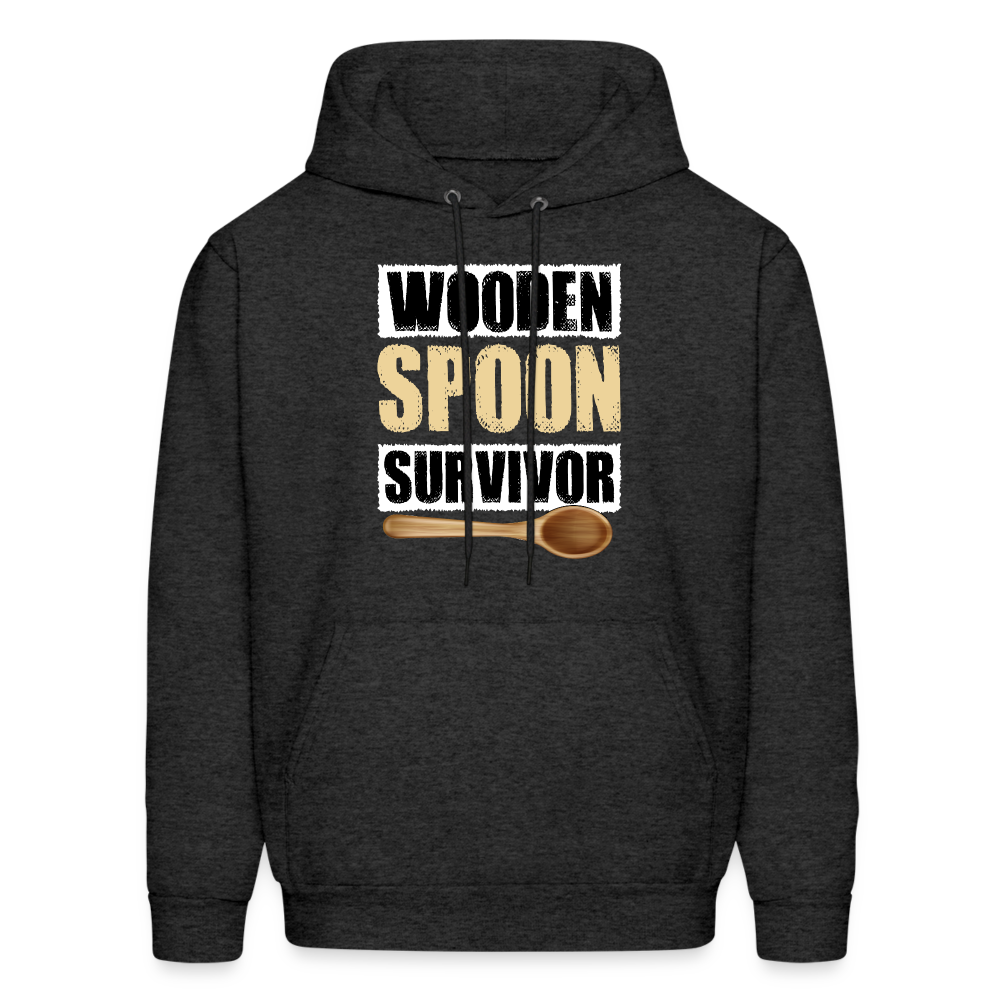 Wooden Spoon Survivor Hoodie - Color: charcoal grey