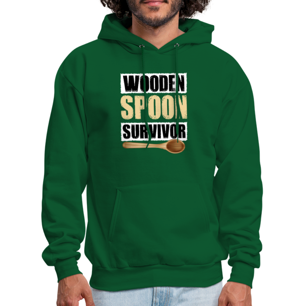 Wooden Spoon Survivor Hoodie - Color: kelly green