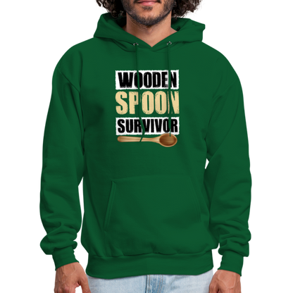 Wooden Spoon Survivor Hoodie - Color: kelly green