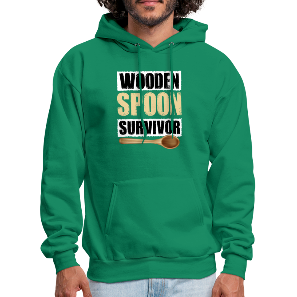 Wooden Spoon Survivor Hoodie - Color: kelly green