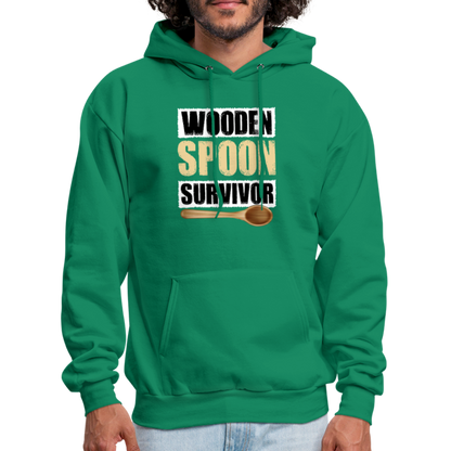 Wooden Spoon Survivor Hoodie - Color: kelly green