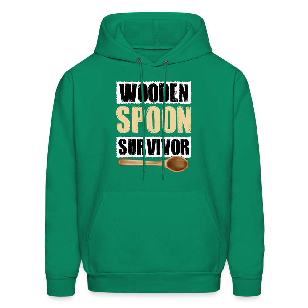 Wooden Spoon Survivor Hoodie - Color: kelly green