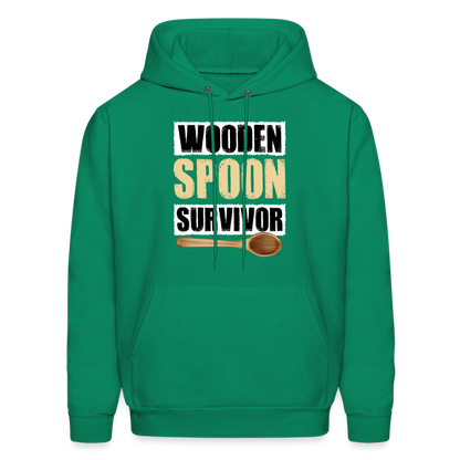 Wooden Spoon Survivor Hoodie - Color: kelly green