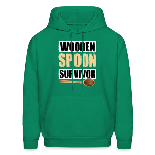 Wooden Spoon Survivor Hoodie - Color: kelly green