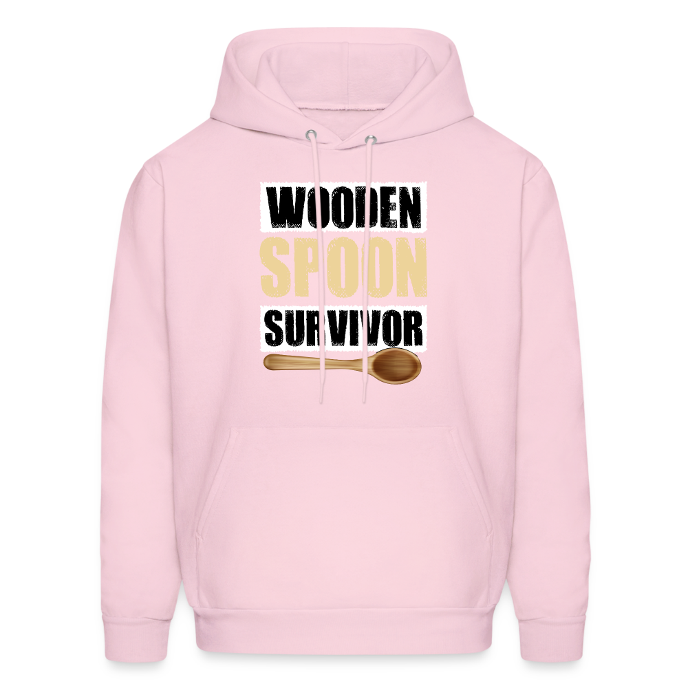 Wooden Spoon Survivor Hoodie - Color: pale pink