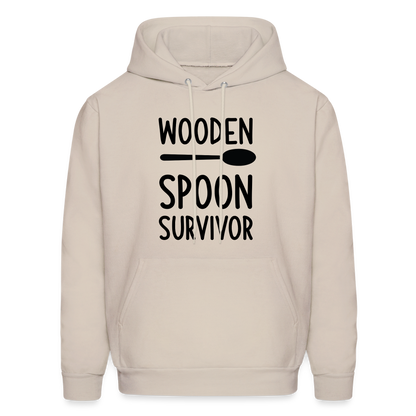 wooden Spoon Survivor Hoodie - Color: Sand