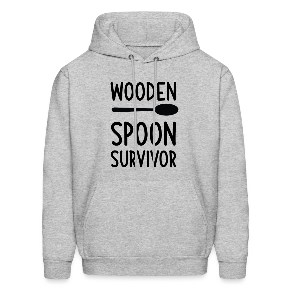 wooden Spoon Survivor Hoodie - Color: heather gray